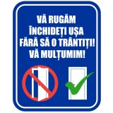 Panou Va rugam inchideti usa - 20x30 cm