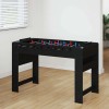 VidaXL Masă de Foosball Stejar Negru 125 x 60,5 x 80 cm Lemn compozit 858885