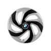 Set 4 capace roti Rex Gri-Negru R15 Compatibil Cu BMW, Autohelix MSA