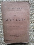 Le genie latin &ndash; Anatole France