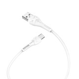 Cablu Hoco USB-A la Type-C X37 1m Alb - Conectivitate Rapida si Fiabila