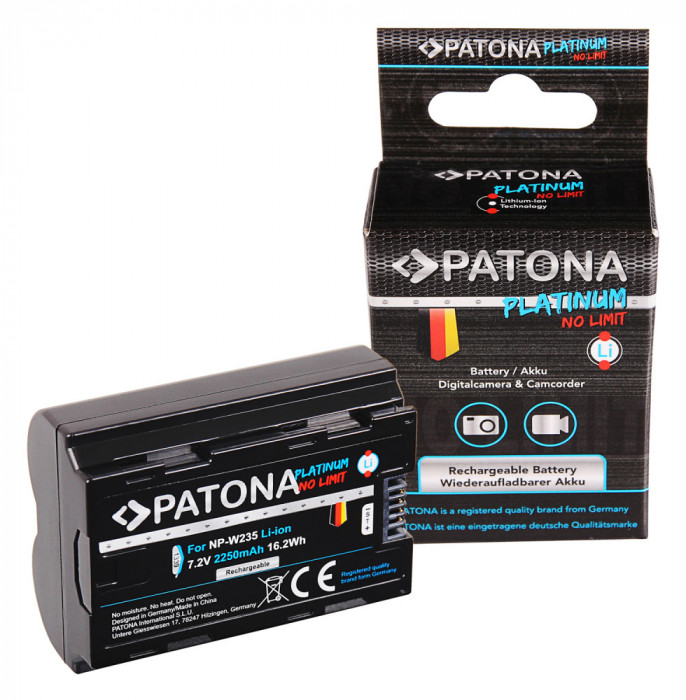 PATONA Platinum| Acumulator tip Fuji NP-W235 X-T4 XT4 |1339|