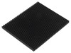 Radiator Negru cu Aripioare 75x90x5mm