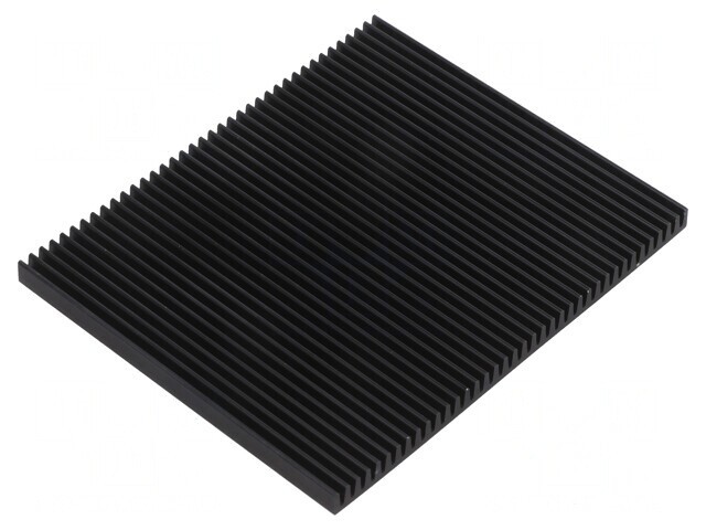 Radiator Negru cu Aripioare 75x90x5mm