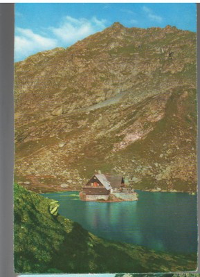 CPI B14148 CARTE POSTALA - MASIVUL FAGARAS. LACUL SI CABANA BALEA foto