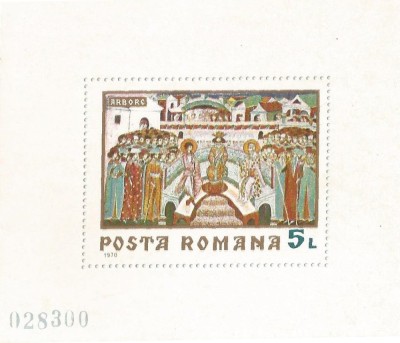 Romania, LP 731/1970, Fresce, colita nedantelata, MNH foto