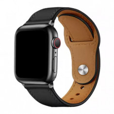 Curea Ceas Apple Watch 1 2 3 4 5 6 7 SE (42 mm 44 mm 45 mm) Negru W033 foto