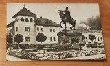 Carte postala Cimpeni Sfatul popular raional si statuia lui Avram Iancu 1968, Circulata, Printata