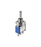Comutator ON-OFF-ON 3 pini cu retinere 12.5x6.5x9.5mm 3A 250V MTS-1, Goobay