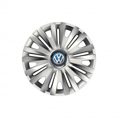 Set 4 capace roti Royal cu inel cromat pentru gama auto Volkswagen, R16