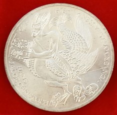(A896) MONEDA DIN ARGINT GERMANIA - 5 MARK 1976, LIT. D, VON GRIMMELSHAUSEN