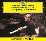 Mozart: Piano Concertos Nos. 20, 21, 25 &amp; 27 (2CD+Blu-ray) | Friedrich Gulda, Claudio Abbado, Clasica, Deutsche Grammophon