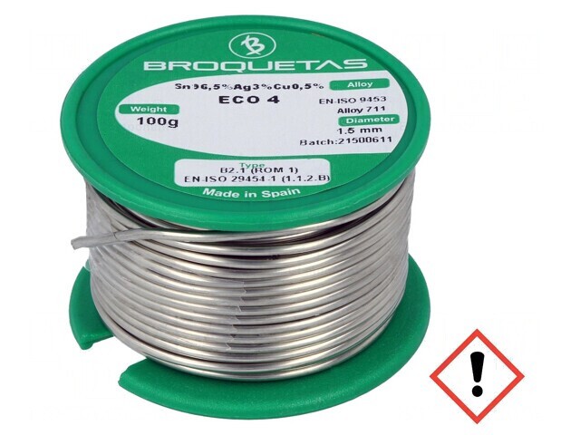 S&acirc;rmă de lipit fără plumb 1,5mm 100g