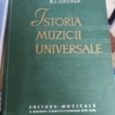 Istoria muzicii universale - R. I. Gruber (Vol. I, Vol. II partile I+II)