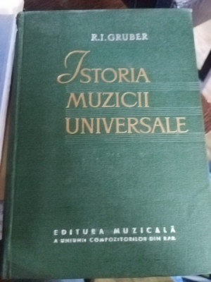 Istoria muzicii universale - R. I. Gruber (Vol. I, Vol. II partile I+II) foto