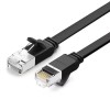 Cablu UGREEN Cat 6 UTP Flat Ethernet RJ45 , 2m negru