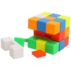 Cub Rubik Interlocked Yuxin, Puzzle inteligent, joc logic educativ, multicolor, plastic ABS, 3+ ani