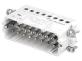 Conector HDC tată 16 pini 16A dimensiune 9