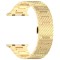 Curea pentru Apple Watch 1/2/3/4/5/6/7/8/9/SE/SE 2/Ultra/Ultra 2 (42/44/45/49mm) - Techsuit Watchband (W052) - Gold