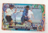 bnk card Cartele telefonice - UNICOM - sport - fotbal - CM De Fotbal Franta 1998 grupa F