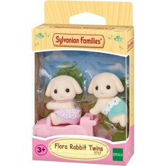 Figurine Sylvanian Families-Gemenii Iepurasi Flora