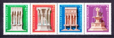 TSV$ - 1975 MICHEL 3060-3063, UNGARIA CULTURA, MNH/** LUX foto