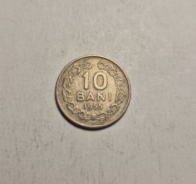10 bani 1955 Frumos foto