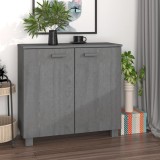 Servantă &bdquo;HAMAR&rdquo;, gri &icirc;nchis, 85x35x80 cm, lemn masiv pin