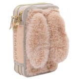 Penar pufos cu 3 compartimente echipat, AstraBag, Iepuras