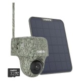 Camera de supraveghere Reolink Ranger GO PT G450 cu GSM / LTE / 4G, baterie reincarcabila si panou solar, 4K / 8 MP, detectare persoane/animale, notif