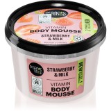 Organic Shop Strawberry &amp; Milk spuma de corp 250 ml