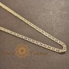Lantisor unisex placat cu aur , model nou tip arabesc texturat