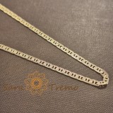 Lantisor unisex placat cu aur , model nou tip arabesc texturat