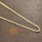 Lantisor unisex placat cu aur , model nou tip arabesc texturat