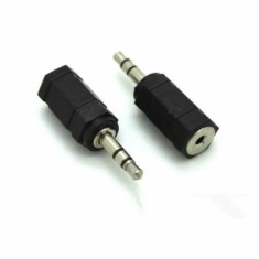 Mufa Adaptor audio 3pin Jack 2.5mm Mama la 3.5mm Tata, Active, calitate deosebita, negru