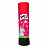 Pritt Unikornis lipici de h&acirc;rtie cu glitter roz - 20 g H2370832