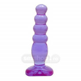Dopuri anale - Doc Johnson Jelly Cristalin Placere Anala - culoare Violet