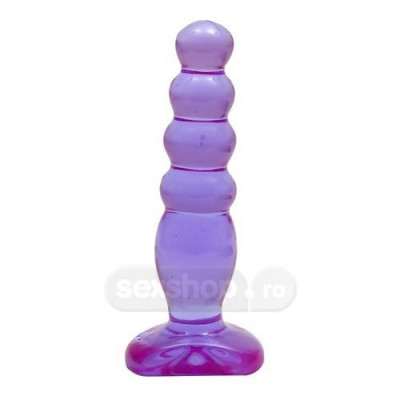 Dopuri anale - Doc Johnson Jelly Cristalin Placere Anala - culoare Violet foto