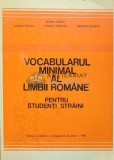 Cumpara ieftin Vocabularul minimal al limbii romane pentru studentii straini - 1981 - Maria Iliescu ($J22), Didactica si Pedagogica