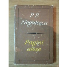 PAGINI ALESE de P.P. NEGULESCU , 1967