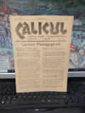 Calicul, umor și satiră, 1927, anul XXXXVI, nr. 3, Sibiu, Caricatură cu țigan ursar și urs care joacă, A003