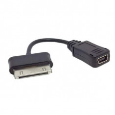 Adaptor OTG USB -APPLE iPhone 4 (30 Pini) (Negru) foto