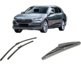 Cumpara ieftin Set 3 stergatoare SKODA SUPERB IV Estate (NZ5) 2023-2024, pentru parbriz si luneta, Bosch Twin-Aerotwin