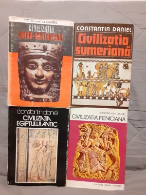 CIVILIZATII ANTICE-CONSTANTIN DANIEL (4 VOL) foto