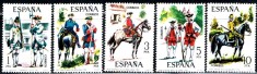 C5521 - Sania 1975 - Uniforme militare 5v.,timbre nestampilate MNH