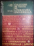 Culegere de texte din literatura universala-N.I.Barbu,O.Drimba,R.Munteanu,E.Papu