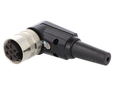Conector M16 mamă 7-Pin 5A 90&amp;deg; foto