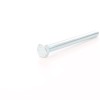 Surub cu cap hexagonal, filetat complet, otel, zincat alb, M10 x 100 mm
