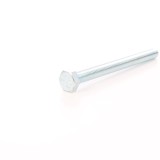 Surub cu cap hexagonal, filetat complet, otel, zincat alb, M10 x 100 mm
