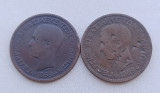 Lot 2 monede Grecia - 10 Lepta 1869